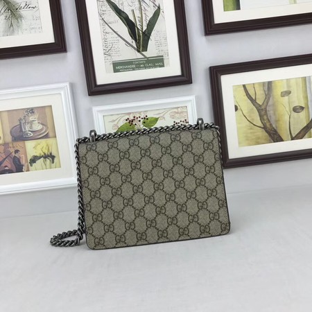 Gucci Mini Dionysus GG Canvas Shoulder Bag 421970 Wine