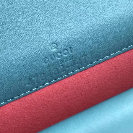 Gucci Dionysus Velvet Super mini Bag 476432 SkyBlue
