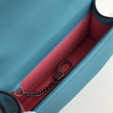 Gucci Dionysus Velvet Super mini Bag 476432 SkyBlue