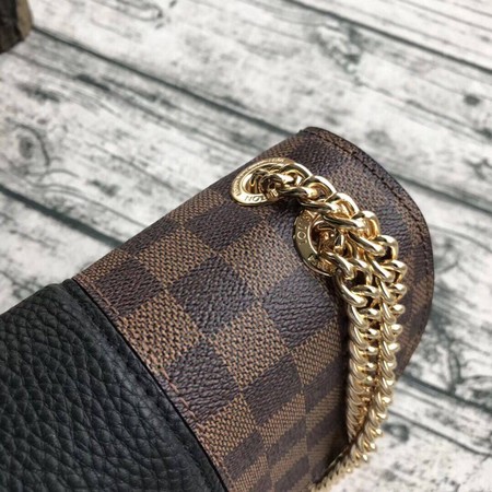 Louis Vuitton Damier Ebene Canvas WIGHT N64419 Black