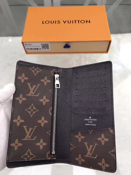 Louis Vuitton Monogram Macassar Canvas Tanon Wallet M93800