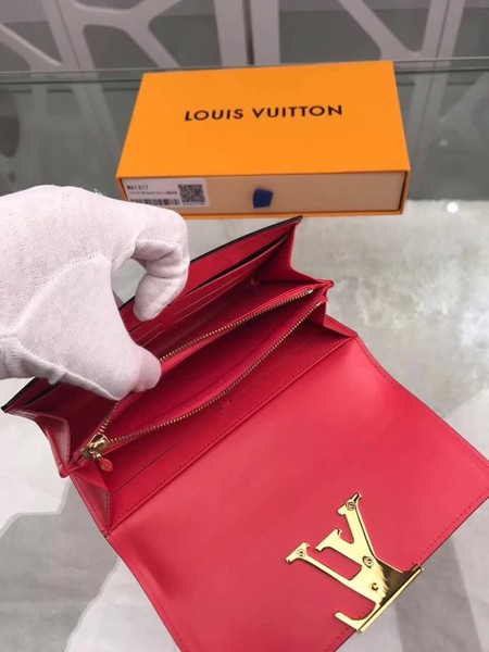 Louis Vuitton Patent Calf Leather LOUISE WALLET M64550 Pink