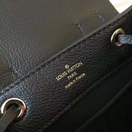 Louis Vuitton Soft Calfskin LOCKME BACKPACK MINI M54573 Black