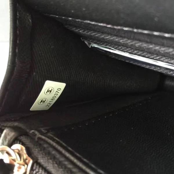 Chanel Camellia Flap Shoulder Bag Sheepskin Leather 88215C