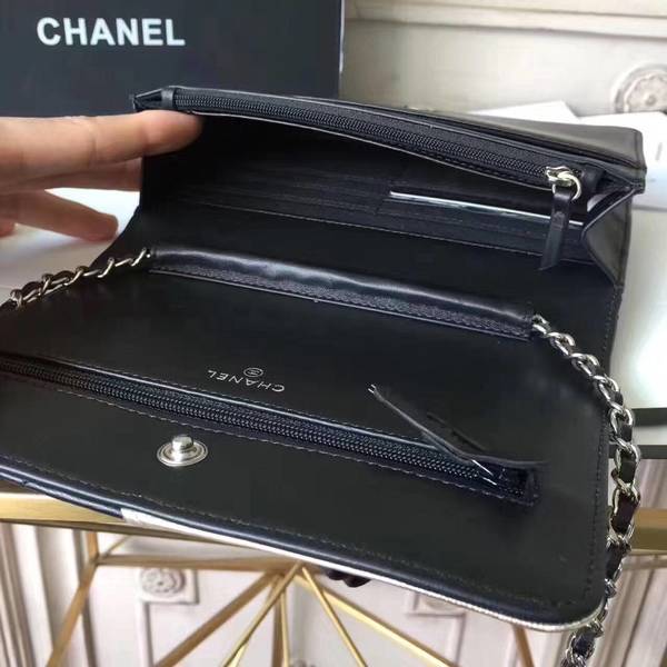 Chanel Camellia Flap Shoulder Bag Sheepskin Leather 88215C