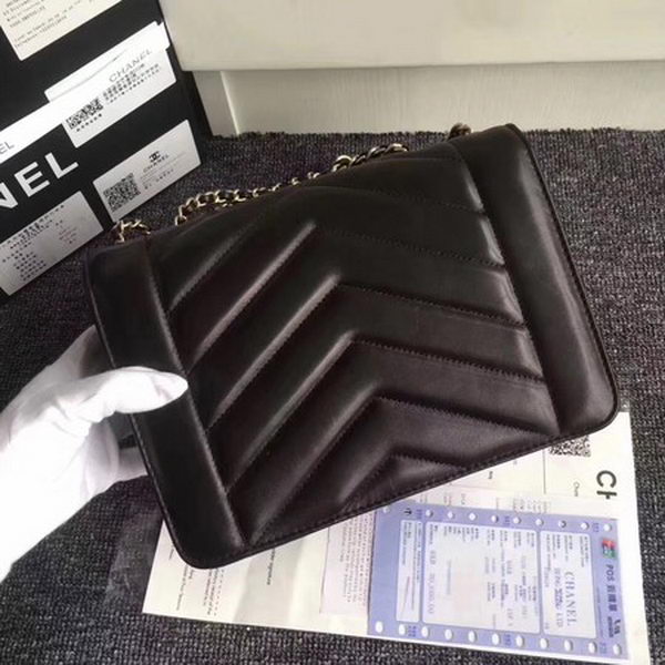 Chanel Classic Flap Bag Original Leather A77056 Black