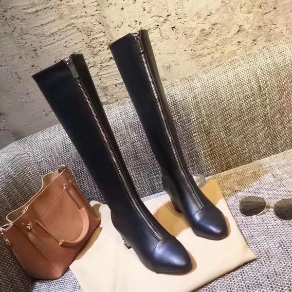 Chanel Knee Boot CH2255 Black