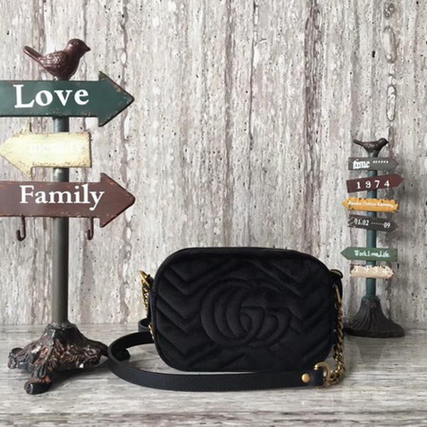 Gucci GG Marmont mini Bag 448065 Black