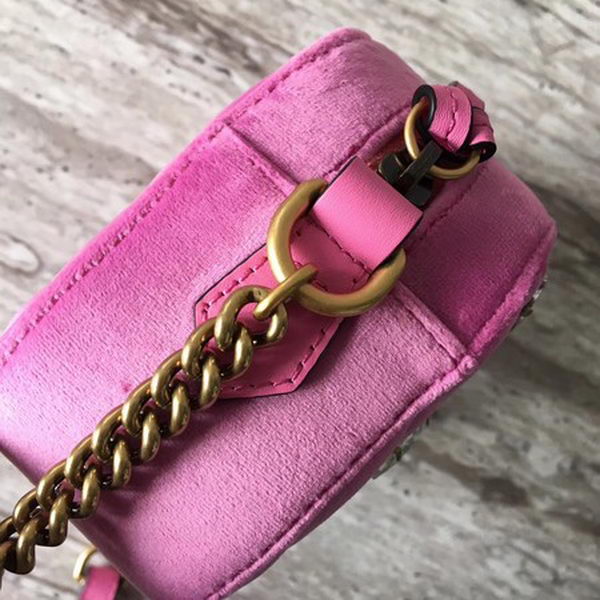 Gucci GG Marmont mini Bag 448065 Pink