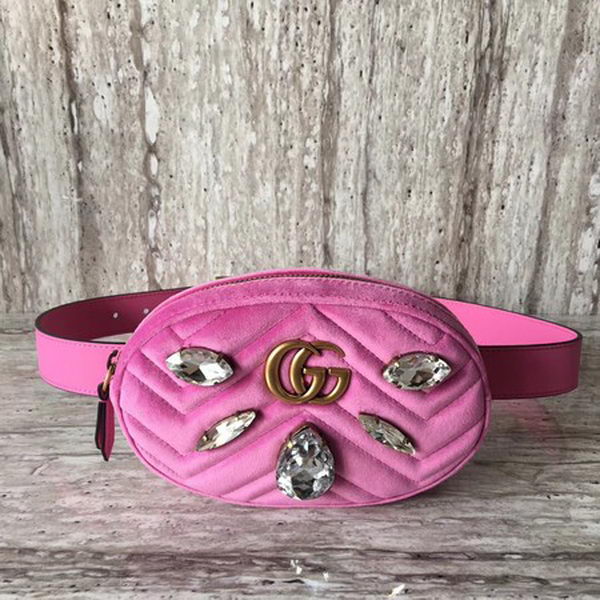 Gucci GG Marmont mini Bag 448065 Pink