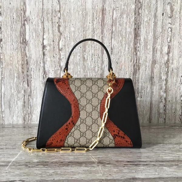 Gucci Osiride small GG Top Handle Bag 497996 Brown