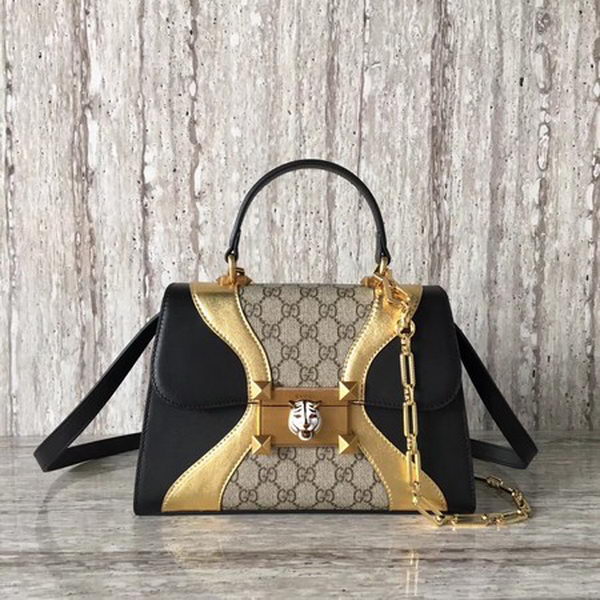 Gucci Osiride small GG Top Handle Bag 497996 Gold