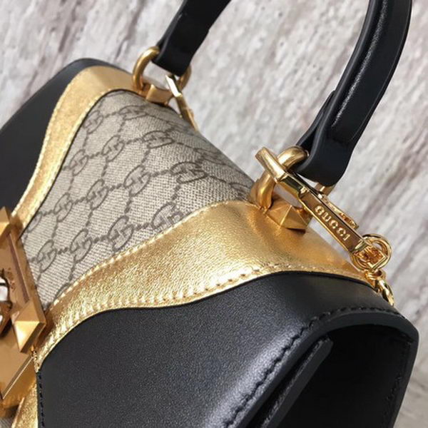 Gucci Osiride small GG Top Handle Bag 497996 Gold