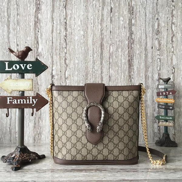 Gucci Dionysus Medium Bucket Bag 499622 Brown
