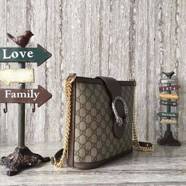 Gucci Dionysus Medium Bucket Bag 499622 Brown