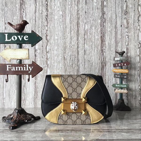 Gucci Osiride Small GG Shoulder Bag 500781 Black