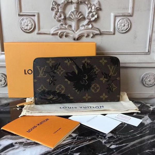 Louis Vuitton Monogram Canvas Zippy Illustre Wallet M60017