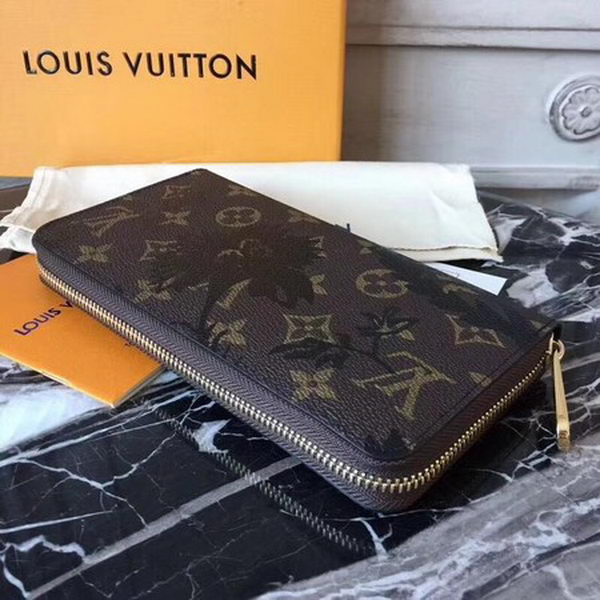 Louis Vuitton Monogram Canvas Zippy Illustre Wallet M60017