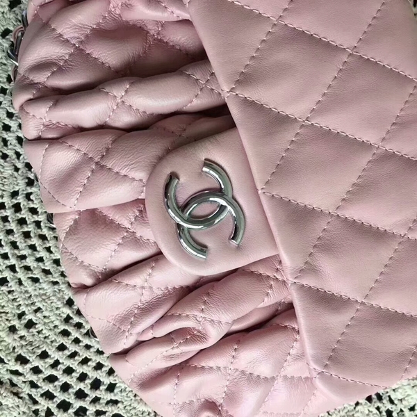 Chanel Falp Shoulder Bag Sheepskin Leather 8006A Pink