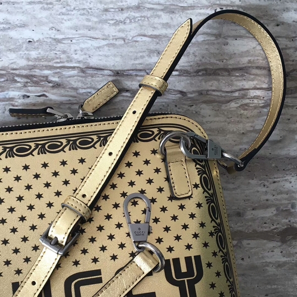 Gucci 2018 Fashion Show Shell Shoulder Bag 501122 Gold