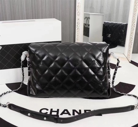 Chanel Classic Flap Bag Bright Leather A33650 Black