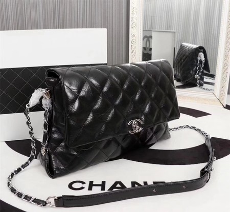Chanel Classic Flap Bag Bright Leather A33650 Black