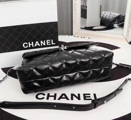 Chanel Classic Flap Bag Bright Leather A33650 Black