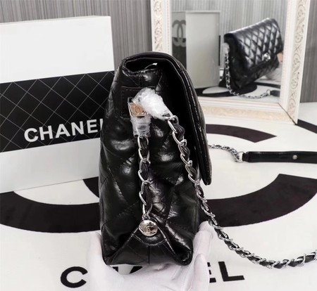 Chanel Classic Flap Bag Bright Leather A33650 Black