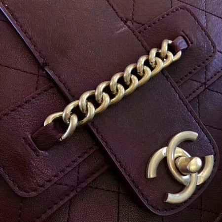 Chanel Classic Flap Bag Original Sheepskin Leather A33657 Wine