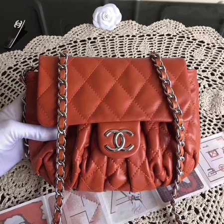 Chanel Classic Flap Bag Sheepskin Leather A33658 Brown