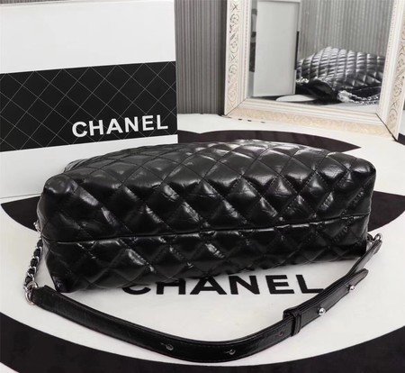 Chanel Shoulder Bag Calfskin Leather A33655 Black