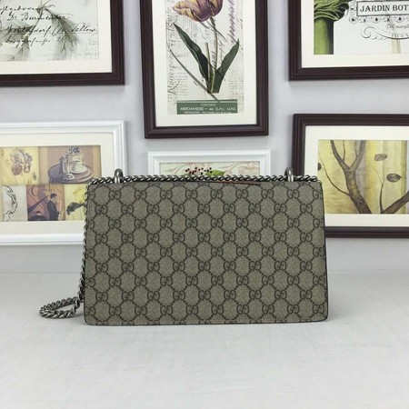 Gucci Dionysus GG Supreme Canvas Shoulder Bag 400249 Khaki