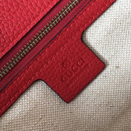 Gucci GG Marmont Leather Shoulder Bag 401173 Red