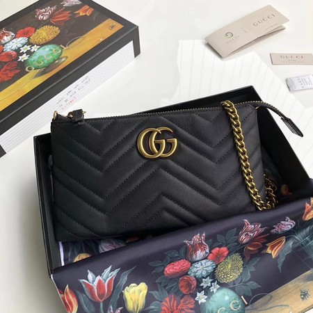 Gucci GG Marmont mini Chain Bag 443447 Black