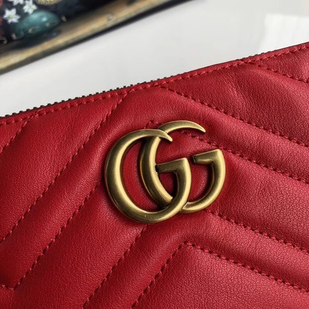 Gucci GG Marmont mini Chain Bag 443447 Red