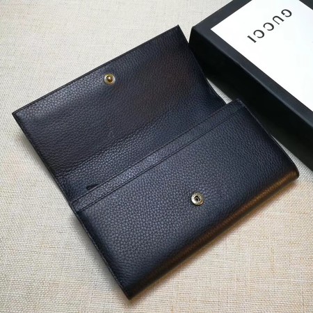 Gucci Animalier Continental Wallet 454070 Black