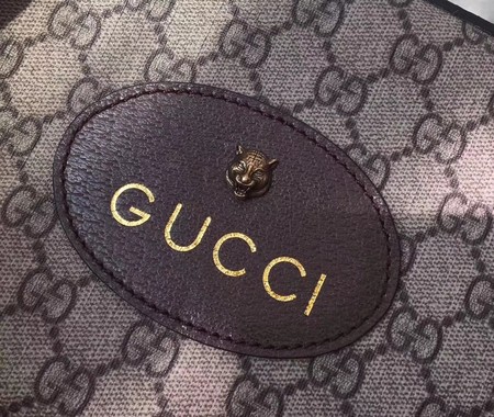 Gucci GG Supreme Messenger Bag 476466 Brown