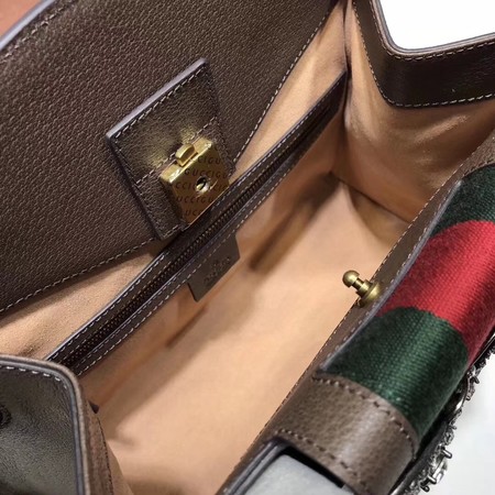 Gucci GucciTotem Medium Top Handle Bag 505342 Brown