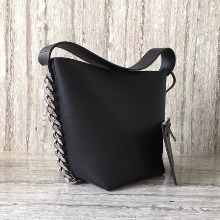 Givenchy Saddle Bag Calfskin Leather G06634 Black