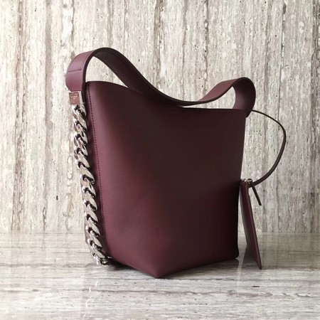 Givenchy Saddle Bag Calfskin Leather G06634 Wine