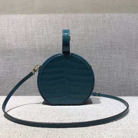 Louis Vuitton Croco Leather PETITE BOITE CHAPEAU M43516 Blue