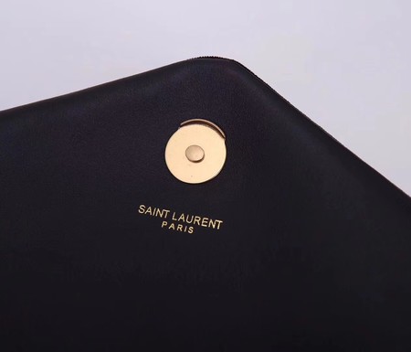 Yves Saint Laurent Leather Cross-body Shoulder Bag Y487218 Black