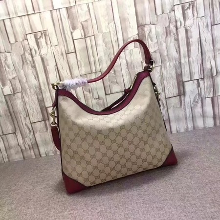Gucci Miss GG Original GG Hobo Bag 326514 Red