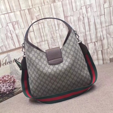 Gucci Dionysus Medium GG Hobo Bag 446687 Brown