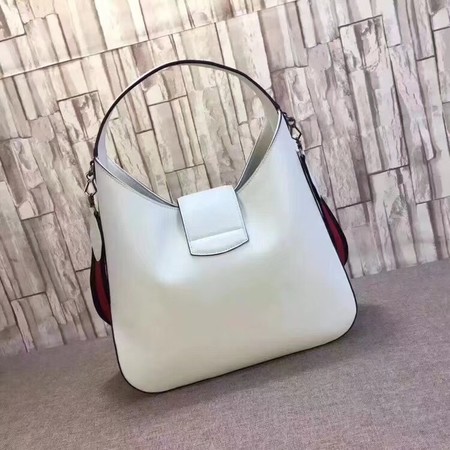 Gucci Dionysus Medium Leather Hobo Bag 446687 White