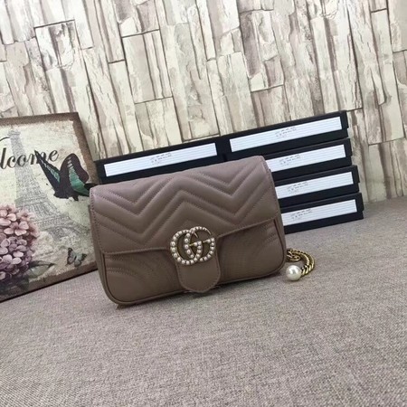 Gucci GG Marmont matelasse Mini Bag 476809 Pink