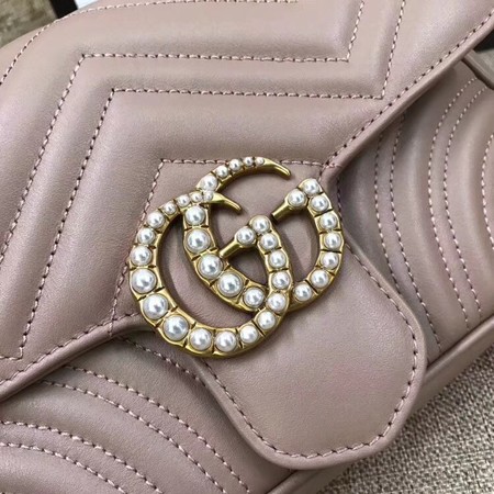 Gucci GG Marmont matelasse Mini Bag 476809 Pink