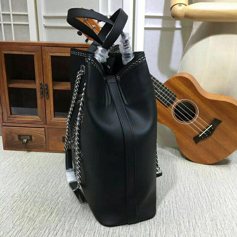 Chanel Calfskin Leather Tote Bag 25811 Black