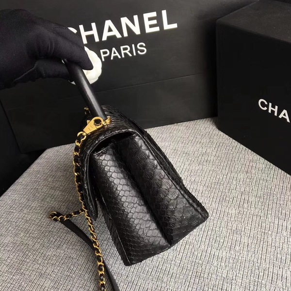 Chanel Original Python Leather Tote Bag 8119A