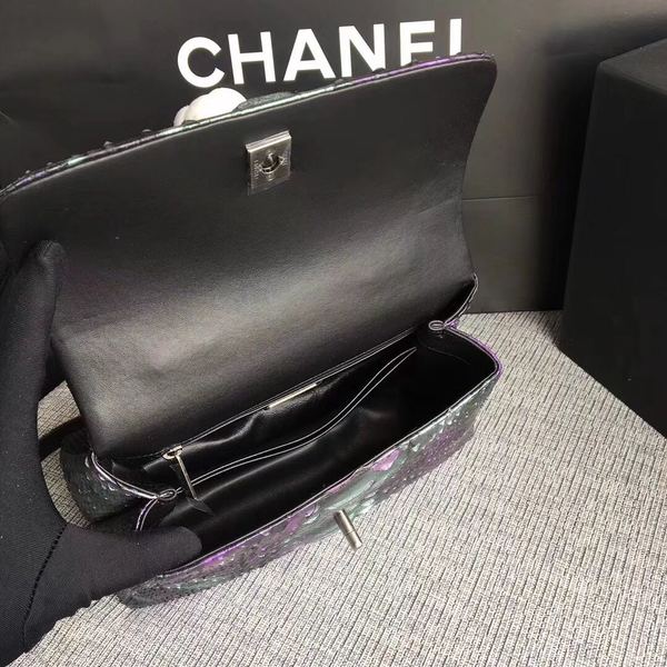 Chanel Original Python Leather Tote Bag 8119C